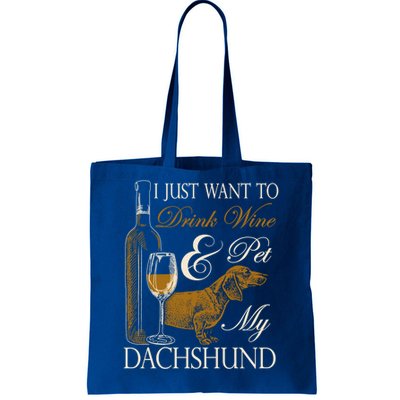 Wine Dachshund Great Gift Tote Bag