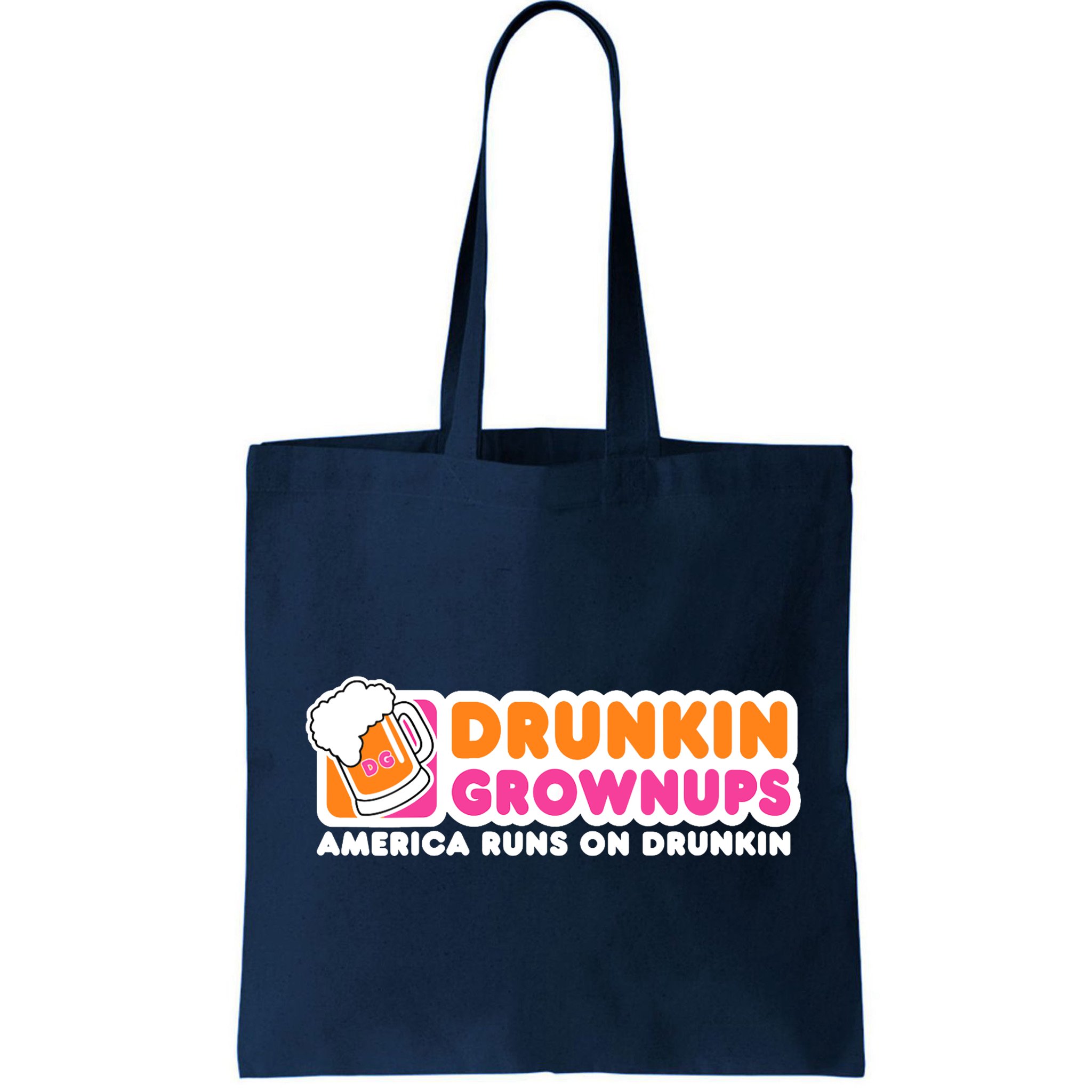 Wo Drunkin Grownups Adult Party Sarcastic Gift Drinking V-Neck Bag