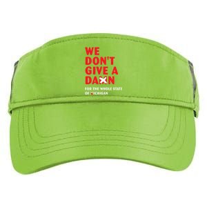 We don't give a damn for the whole state of Michigan  Adult Drive Performance Visor