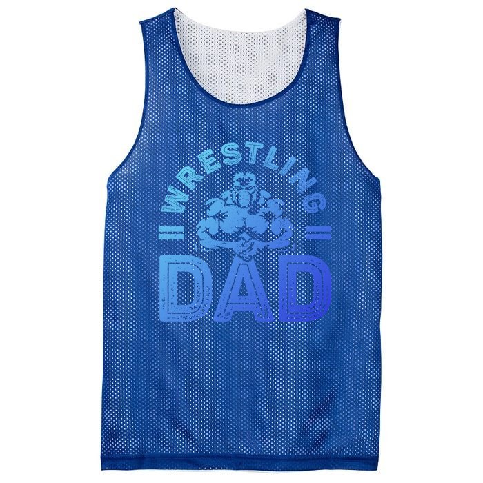 Wrestling Dad Gift Wrestle Lover Daddy Wrestler Gift Mesh Reversible Basketball Jersey Tank