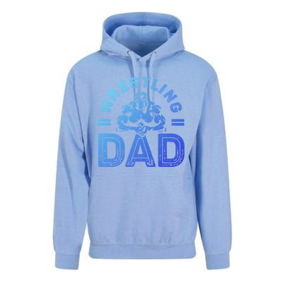 Wrestling Dad Gift Wrestle Lover Daddy Wrestler Gift Unisex Surf Hoodie