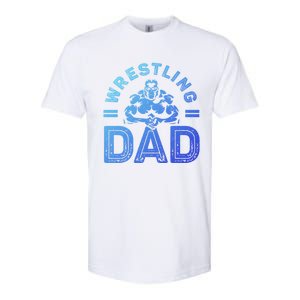 Wrestling Dad Gift Wrestle Lover Daddy Wrestler Gift Softstyle CVC T-Shirt