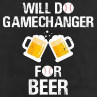 Will Do Gamechanger For Beer Funny Baseball Adult Drive Performance Visor