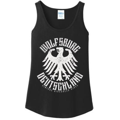 Wolfsburg Deutschland Germany Vintage Air Cooled Rides Ladies Essential Tank