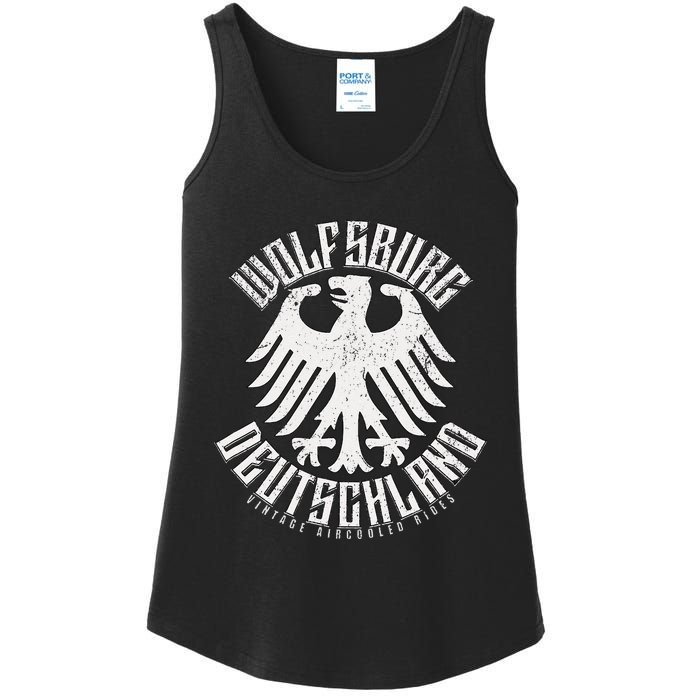 Wolfsburg Deutschland Germany Vintage Air Cooled Rides Ladies Essential Tank