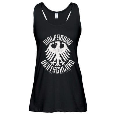 Wolfsburg Deutschland Germany Vintage Air Cooled Rides Ladies Essential Flowy Tank