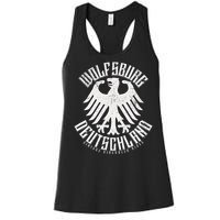 Wolfsburg Deutschland Germany Vintage Air Cooled Rides Women's Racerback Tank