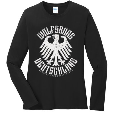 Wolfsburg Deutschland Germany Vintage Air Cooled Rides Ladies Long Sleeve Shirt