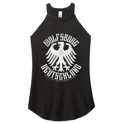 Wolfsburg Deutschland Germany Vintage Air Cooled Rides Women's Perfect Tri Rocker Tank