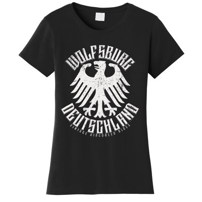 Wolfsburg Deutschland Germany Vintage Air Cooled Rides Women's T-Shirt