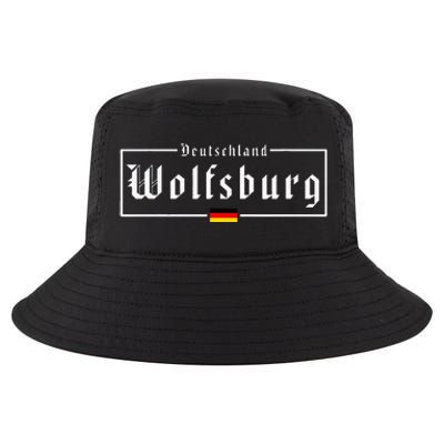 Wolfsburg Deutschland Germany German Flag Cool Comfort Performance Bucket Hat