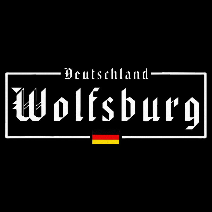 Wolfsburg Deutschland Germany German Flag Toddler T-Shirt