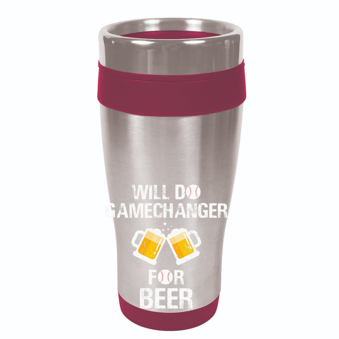Will Do Gamechanger For Beer Funny Baseball Impact Tech Backpack