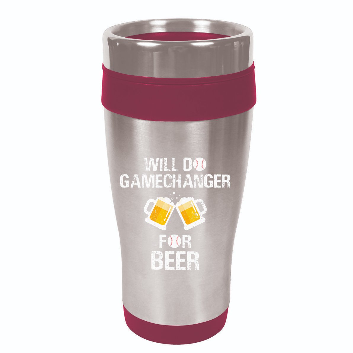 Will Do Gamechanger For Beer Funny Baseball Backpack