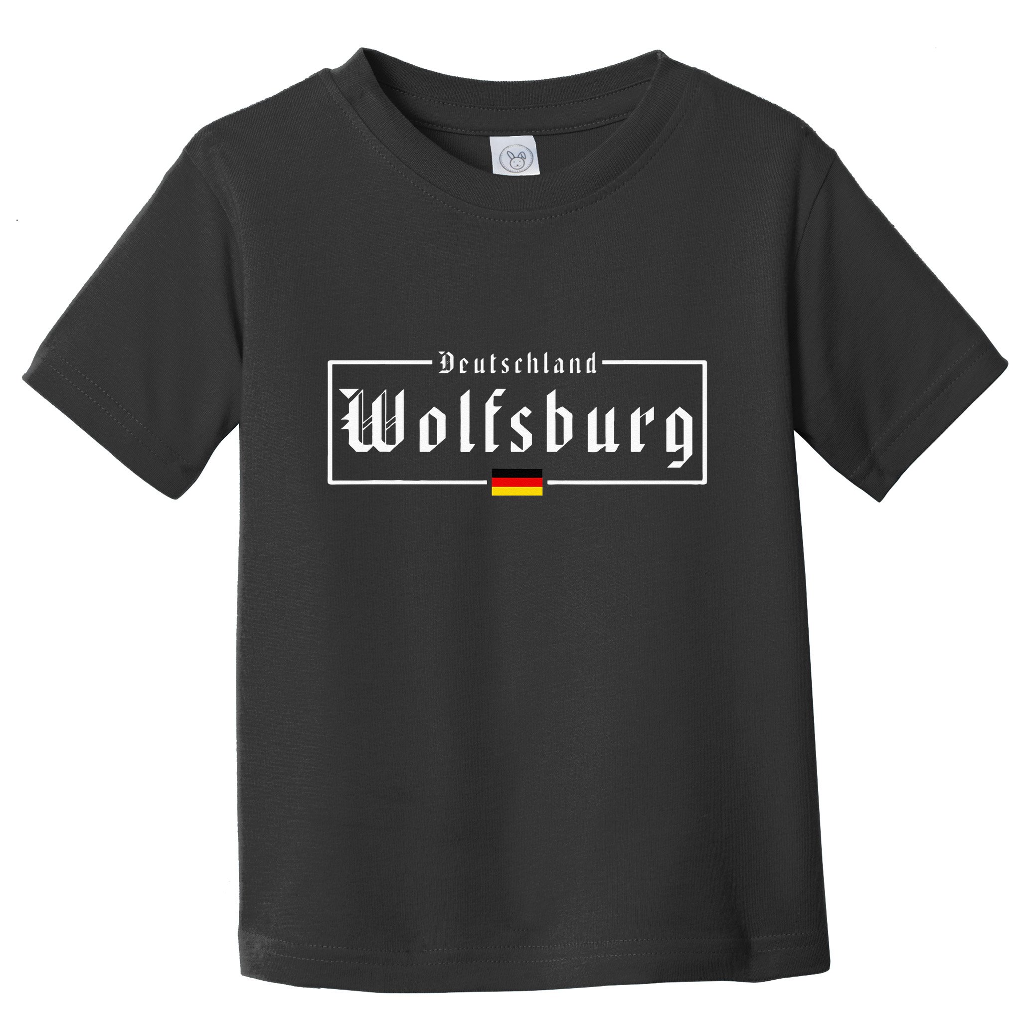 Wolfsburg Deutschland Germany German Flag Toddler T-Shirt