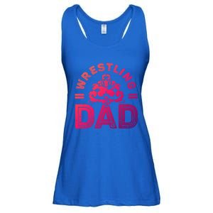 Wrestling Dad Gift Wrestle Lover Daddy Wrestler Gift Ladies Essential Flowy Tank