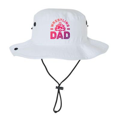 Wrestling Dad Gift Wrestle Lover Daddy Wrestler Gift Legacy Cool Fit Booney Bucket Hat