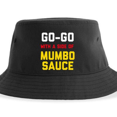 Washington Dc Go Go Music With A Side Of Mumbo Sauce Sustainable Bucket Hat