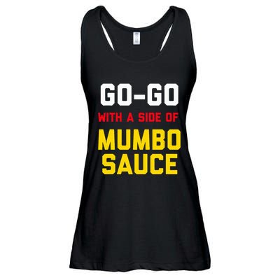 Washington Dc Go Go Music With A Side Of Mumbo Sauce Ladies Essential Flowy Tank
