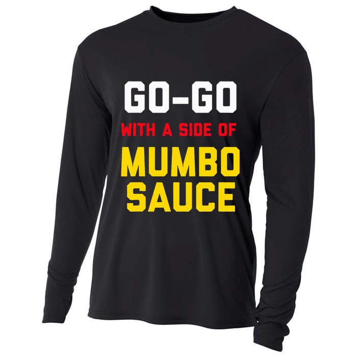Washington Dc Go Go Music With A Side Of Mumbo Sauce Cooling Performance Long Sleeve Crew