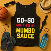 Washington Dc Go Go Music With A Side Of Mumbo Sauce Tank Top