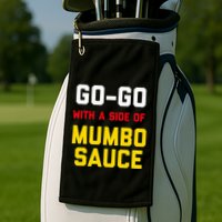 Washington Dc Go Go Music With A Side Of Mumbo Sauce Golf Towel