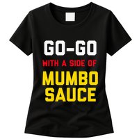 Washington Dc Go Go Music With A Side Of Mumbo Sauce Womens T-Shirt