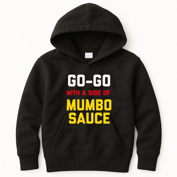 Washington Dc Go Go Music With A Side Of Mumbo Sauce Kids Hoodie