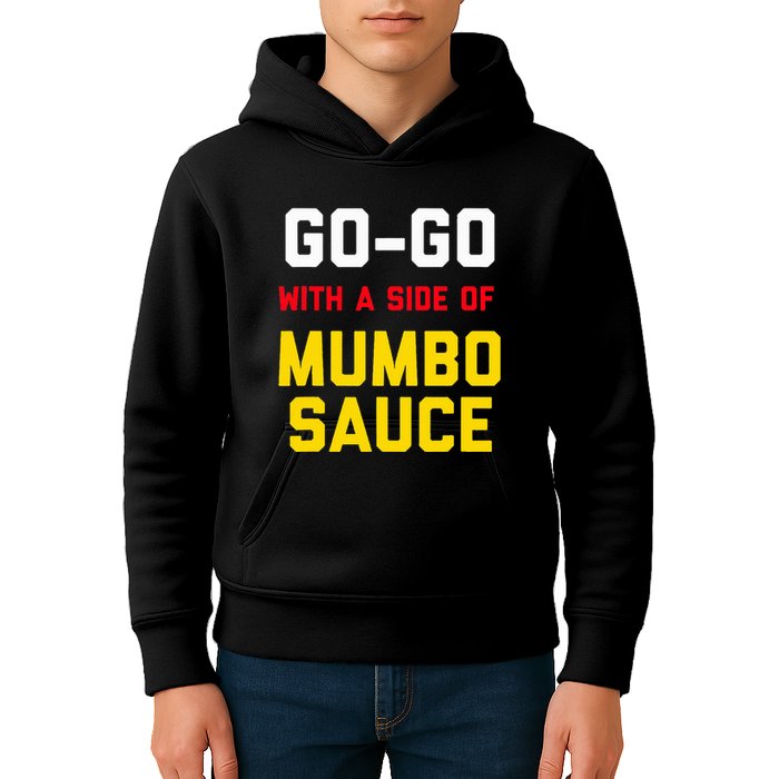 Washington Dc Go Go Music With A Side Of Mumbo Sauce Kids Hoodie