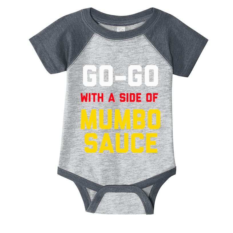 Washington Dc Go Go Music With A Side Of Mumbo Sauce Infant Baby Jersey Bodysuit