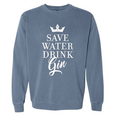 Water Drink Gin Garment-Dyed Sweatshirt