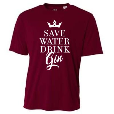 Water Drink Gin Cooling Performance Crew T-Shirt