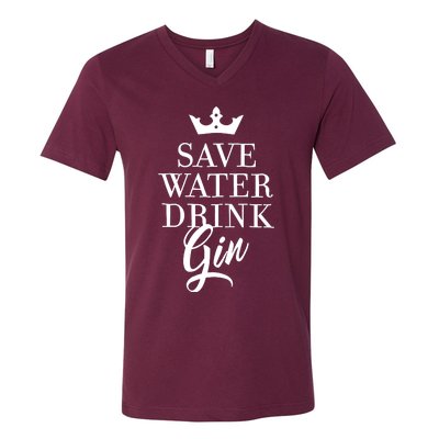 Water Drink Gin V-Neck T-Shirt