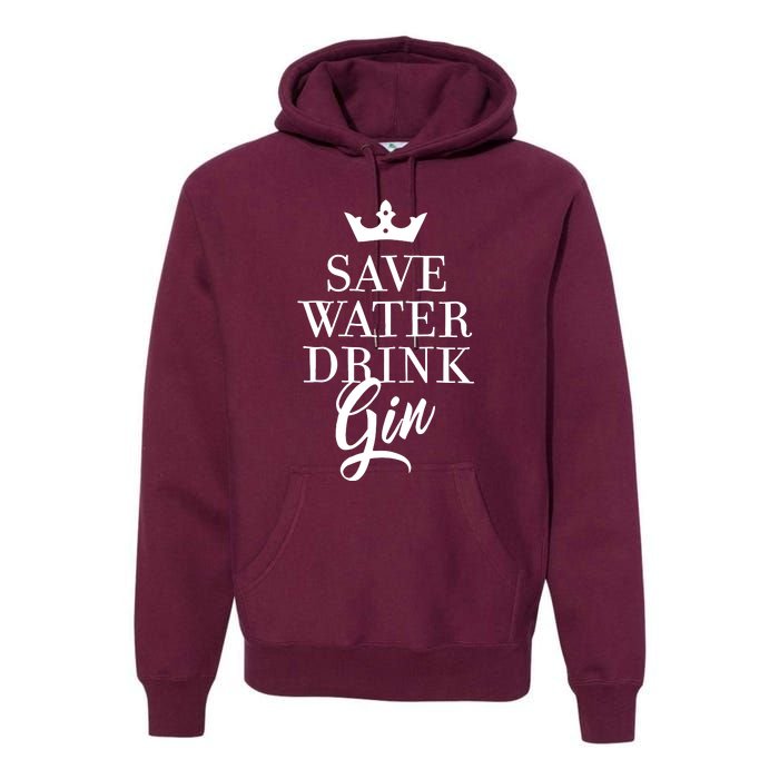 Water Drink Gin Premium Hoodie