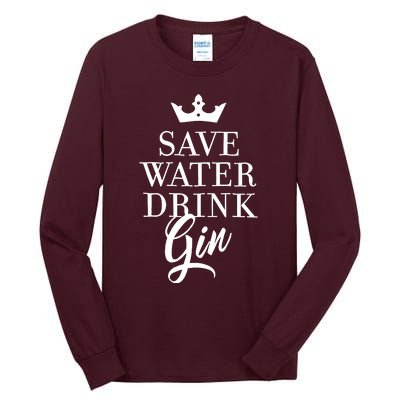 Water Drink Gin Tall Long Sleeve T-Shirt