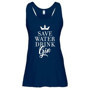 Water Drink Gin Ladies Essential Flowy Tank