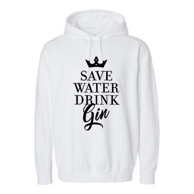 Water Drink Gin Garment-Dyed Fleece Hoodie