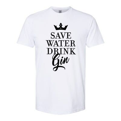 Water Drink Gin Softstyle CVC T-Shirt