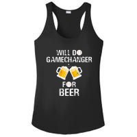 Will Do Gamechanger For Beer Funny Baseball Ladies PosiCharge Competitor Racerback Tank