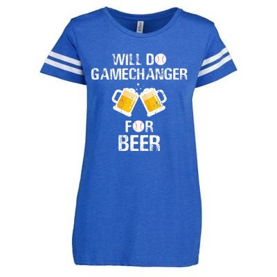 Will Do Gamechanger For Beer Funny Baseball Enza Ladies Jersey Football T-Shirt