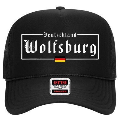 Wolfsburg Deutschland Germany German Flag Trucker Hat