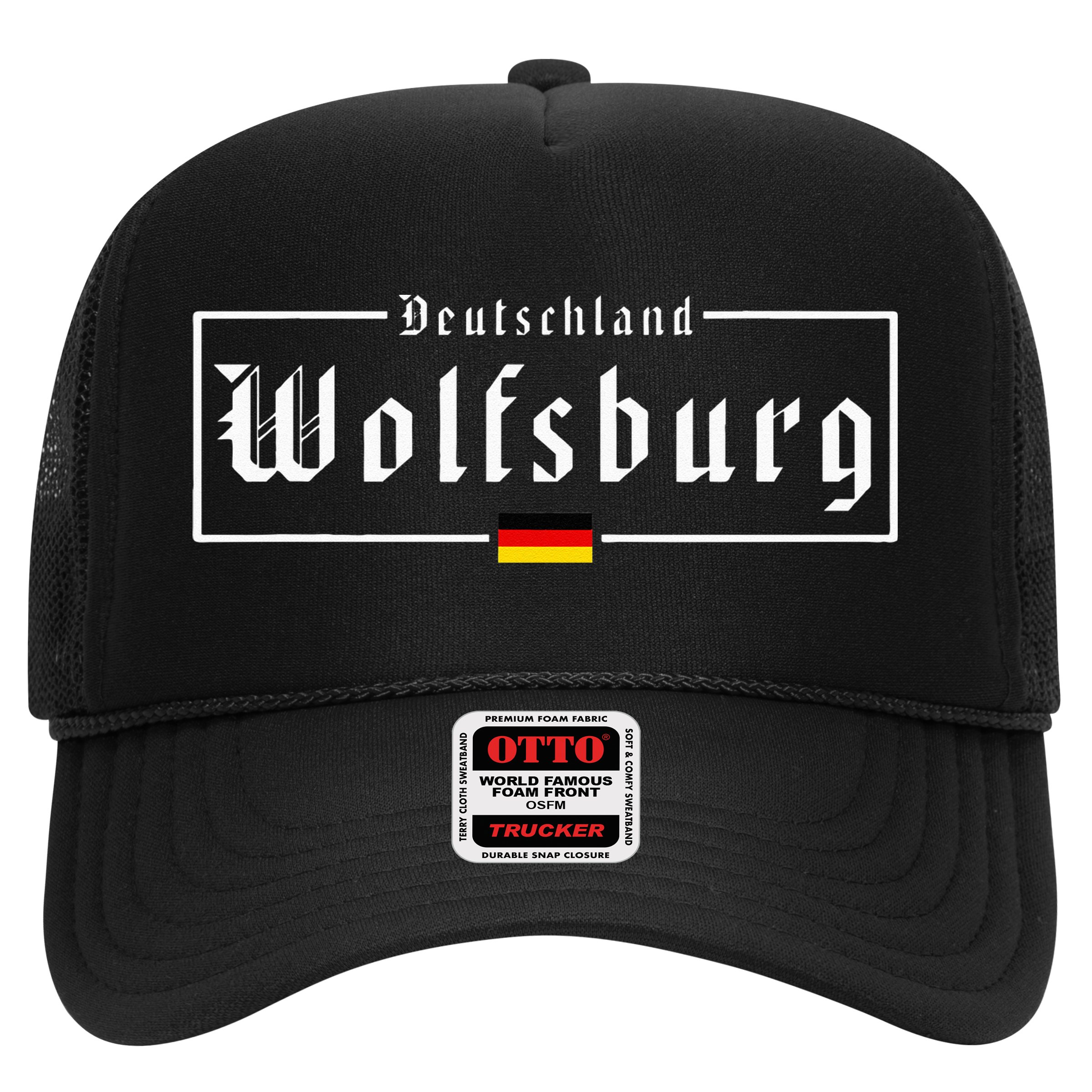 Wolfsburg Deutschland Germany German Flag Hat