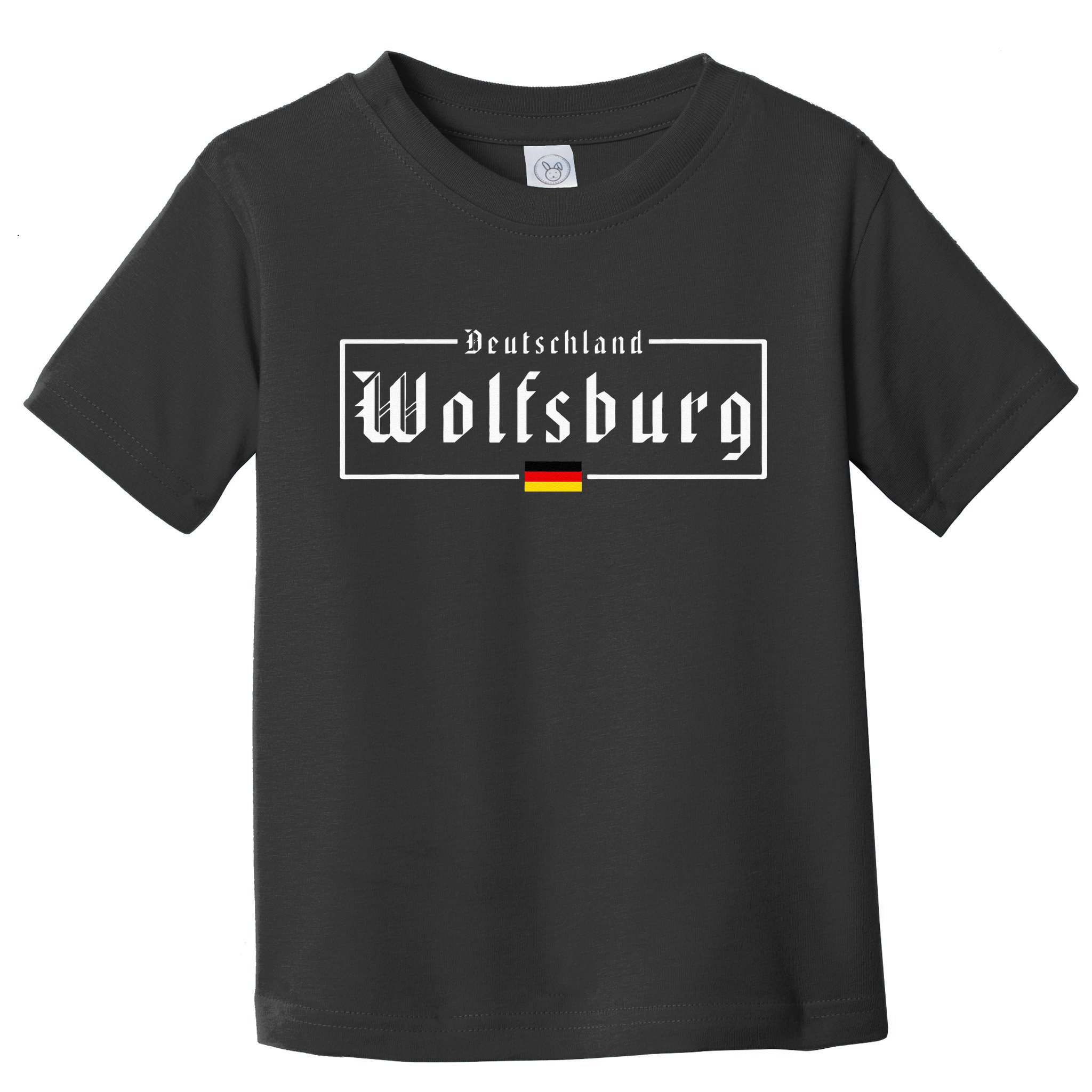 Wolfsburg Deutschland Germany German Flag Toddler T-Shirt