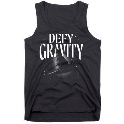 Wicked Defy Gravity Distressed Hat Poster Tank Top