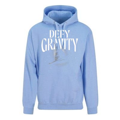 Wicked Defy Gravity Distressed Hat Poster Unisex Surf Hoodie