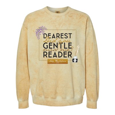 Whistledown Dearest Gentle Reader Colorblast Crewneck Sweatshirt