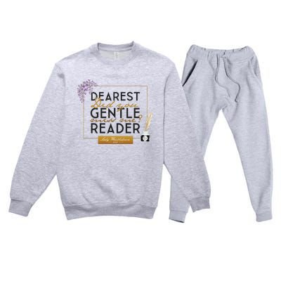 Whistledown Dearest Gentle Reader Premium Crewneck Sweatsuit Set