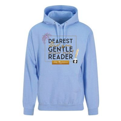 Whistledown Dearest Gentle Reader Unisex Surf Hoodie