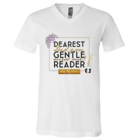 Whistledown Dearest Gentle Reader V-Neck T-Shirt