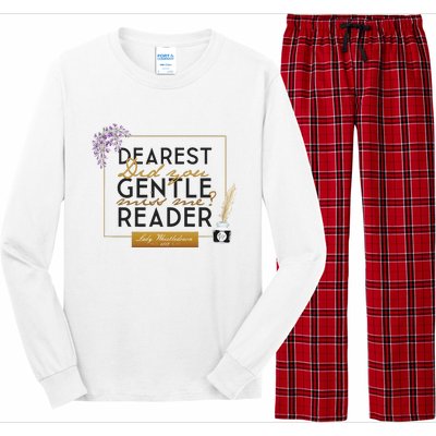 Whistledown Dearest Gentle Reader Long Sleeve Pajama Set